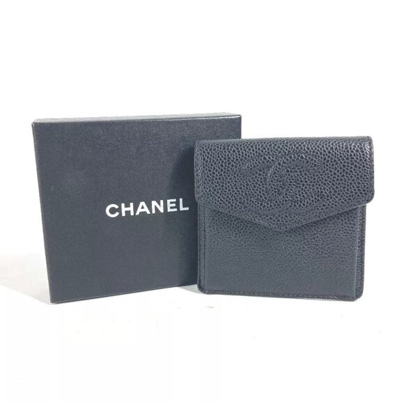 CHANEL A13233 CC CC Mark Wallet Coin Compartment Compact Wallet coin purse - Picture 8 of 13
